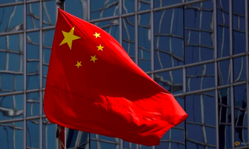 Quốc kỳ Trung Quốc tại Bắc Kinh. (Ảnh: Reuters)