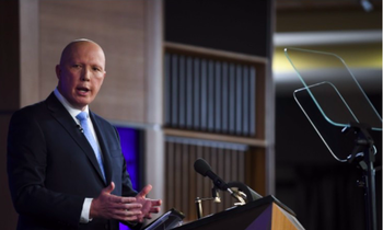 Bộ trưởng Quốc phòng Úc Peter Dutton. (Ảnh: Reuters)