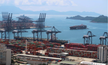 Một cảng hàng hoá ở Thâm Quyến, Trung Quốc. (Ảnh: Reuters)