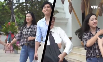 Hình ảnh nhí nhảnh của NSND Thu Hà trong hậu trường "Hướng dương ngược nắng". Video: VTV