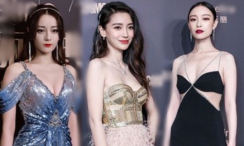 Mỹ nữ Tân Cương, Angelababy và dàn sao Hoa ngữ khoe ngực nóng bỏng