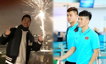 Đoàn Văn Hậu đón năm mới ở Berlin, Đức Chinh và U23 check-in Thái Lan