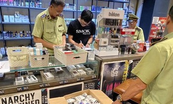 Cục QLTT Hà Nội kiểm tra, thu giữ hàng loạt thuốc lá điện tử thời gian qua