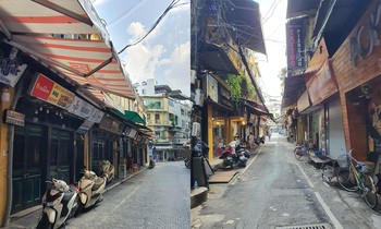 Nhiều hàng quán khu phố cổ vẫn đóng cửa