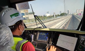 Hình ảnh tàu Nhổn - ga Hà Nội chạy thử với tốc độ tới 80 km/h