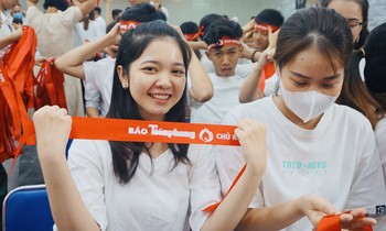 Young people excited to participate in Red Sunday blood donation