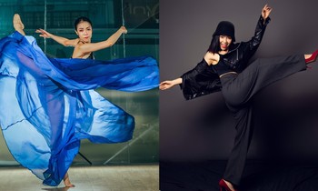 Cô gái trẻ xem nghệ thuật múa đương đại là 'người tình trăm năm'
