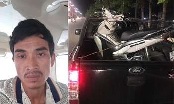 Nguyễn Ngọc Gia và xe máy cướp được
