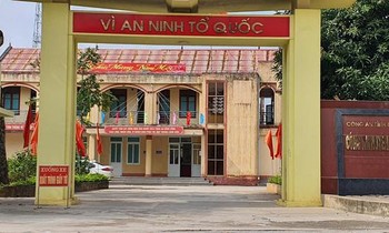 Trụ sở Công an huyện Nông Cống - nơi đại úy Nguyễn Thế Thao đang công tác
