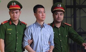 Phan Sào Nam tại tòa sơ thẩm năm 2018.