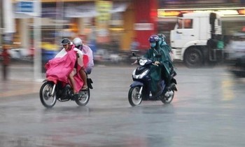 Hai đợt không khí lạnh sắp tràn xuống miền Bắc nước ta, gây mưa dông diện rộng. Ảnh minh họa.