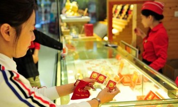 Vàng trong nước đồng loạt tăng giá ngay giờ mở cửa