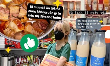 TP.HCM giãn cách theo chỉ thị 16: Hậu Hoàng "sắm" thùng mì, netizen khoe ảnh "Tết Cô Vy"