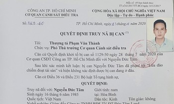 Công an truy nã Giám đốc Công ty Bất động sản Đức Tâm Land