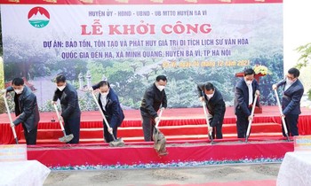 Hà Nội khởi công dự án bảo tồn, tôn tạo di tích cấp quốc gia đền Hạ