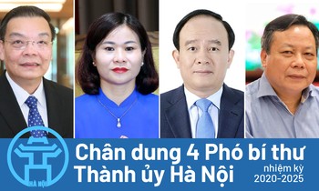 Chân dung 4 Phó Bí thư Thành ủy Hà Nội nhiệm kỳ 2020-2025