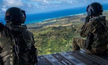 Lính Mỹ trong một cuộc tập trận ở Palau năm 2019.