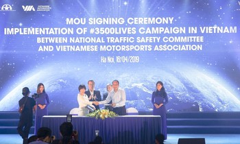 Văn phòng Ủy ban ATGT Quốc gia và Hiệp hội Thể thao xe động cơ thực hiện ký kết Chương trình phối hợp triển khai chiến dịch 3.500 sinh mạng tại Việt Nam