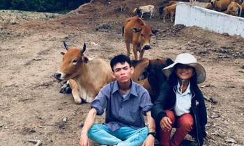 The life of a cowboy in Binh Dinh changed thanks to the song 'Counting the numbers' causing a fever