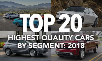 Những mẫu xe có chất lượng tốt nhất theo từng phân khúc năm 2018