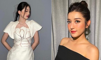 Á hậu Phương Nga diện váy xuyên thấu quyến rũ, Huyền My mặc váy trễ vai nóng bỏng