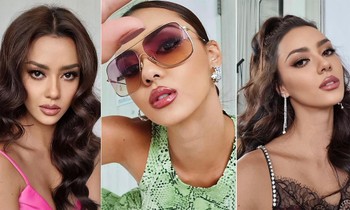 Trở về sau cuộc thi Miss Universe, Hoa hậu Thái Lan biến phòng cách ly thành sàn catwalk