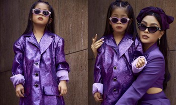 Con gái Á hậu Diễm Trang chất như fashionista trong bộ ảnh mừng quốc tế thiếu nhi 1/6 