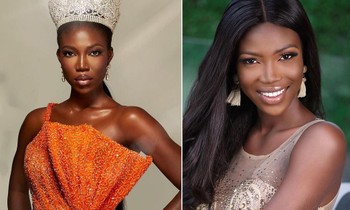 Tân Hoa hậu Hoàn vũ Ghana 2021 và nhan sắc xinh đẹp được ví như 'búp bê da màu'