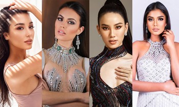 Đọ nhan sắc dàn đối thủ 'nặng ký' của Trần Hoàng Ái Nhi ở Hoa hậu Liên lục địa 2021