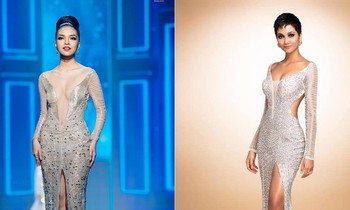 Người đẹp Thái bị cho là mặc váy 'nhái' của H'Hen Niê tại bán kết Miss Universe Thailand