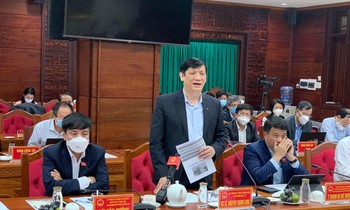Bộ trưởng Nguyễn Thanh Long phát biểu tại buổi làm việc tại tỉnh Đắk Lắk