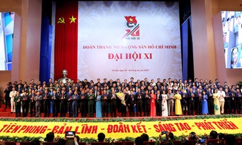 BCH T.Ư Đoàn khóa XI ra mắt đại hội. Ảnh: Như Ý.