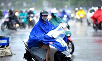 Từ chiều tối nay, miền Bắc đón mưa dông