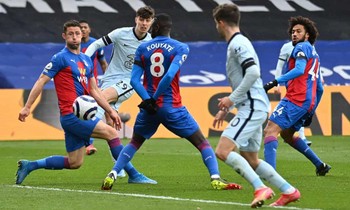 Kai Havertz đã có màn trình diễn ấn tượng trong ngày lĩnh xướng hàng công Chelsea. Ảnh: Getty.
