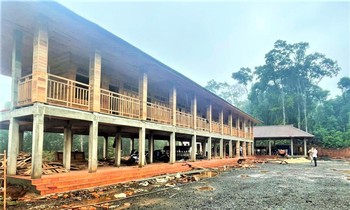 Trạm quản lý bảo vệ rừng ốp gỗ tự nhiên, người trong cuộc lên tiếng