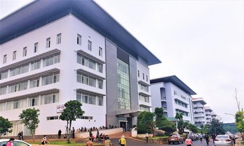 Bệnh viện Đa khoa Vùng Tây Nguyên- nơi điều trị bệnh nhân COVID-19 nặng.