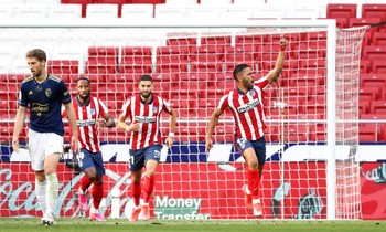 Lodi là người ghi bàn để thắp lên cuộc lội ngược dòng cho Atletico