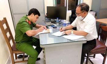 Ông Tất Thành Cang tại thời điểm bị khởi tố bị can