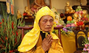 Đức Pháp chủ Thích Phổ Tuệ viên tịch, trụ thế 105 năm Ảnh: GHPGVN