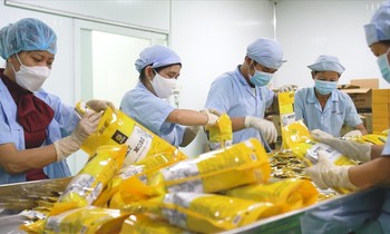 Các doanh nghiệp đang rất nỗ lực để lo thưởng Tết cho người lao động. Ảnh: Hương Chi
