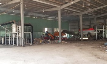 Máy móc, trang thiết bị tại nhà máy xử lý rác không hoạt động