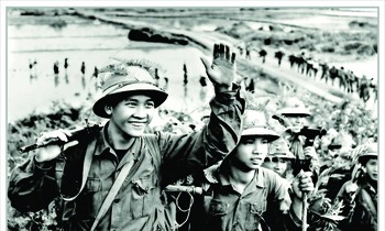 Welcome home to enter the battlefield in 1971 Photo: Mau Hoang Thiet