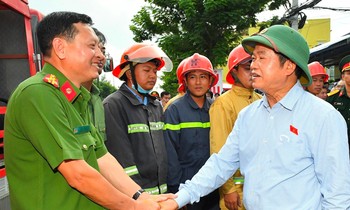 Đoàn giám sát, kiểm tra công tác sẵn sàng ứng phó sự cố của công an TPHCM và lực lượng Cảnh sát Phòng cháy chữa cháy