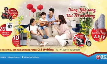 SCB triển khai quay số đợt 2 CTKM ‘trúng nhà sang – vui tết an khang’