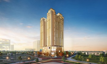 BRG Diamond Residence tọa lạc giữa ngã tư trung tâm Lê Văn Lương - Hoàng Đạo Thúy