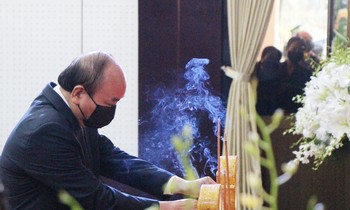 Xúc động dòng sổ tang tiễn biệt nguyên Phó Thủ tướng Trương Vĩnh Trọng