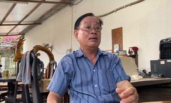 Ông Trần Văn Định thông tin với PV.