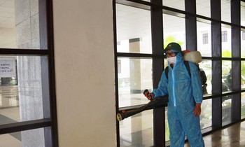 Phun tiêu độc khử trùng phòng chống COVID-19 tại tỉnh TT-Huế.