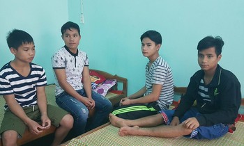 4 nạn nhân vừa được giải cứu khi đang ở khu vực biên giới, chuẩn bị đưa sang Trung Quốc