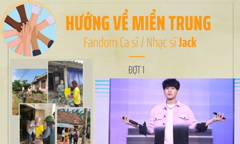 Jack và nhà Đóm chung tay thực hiện các dự án ý nghĩa giúp đỡ người dân miền Trung